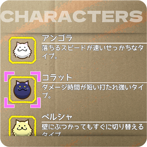 キャラクター切り替え2